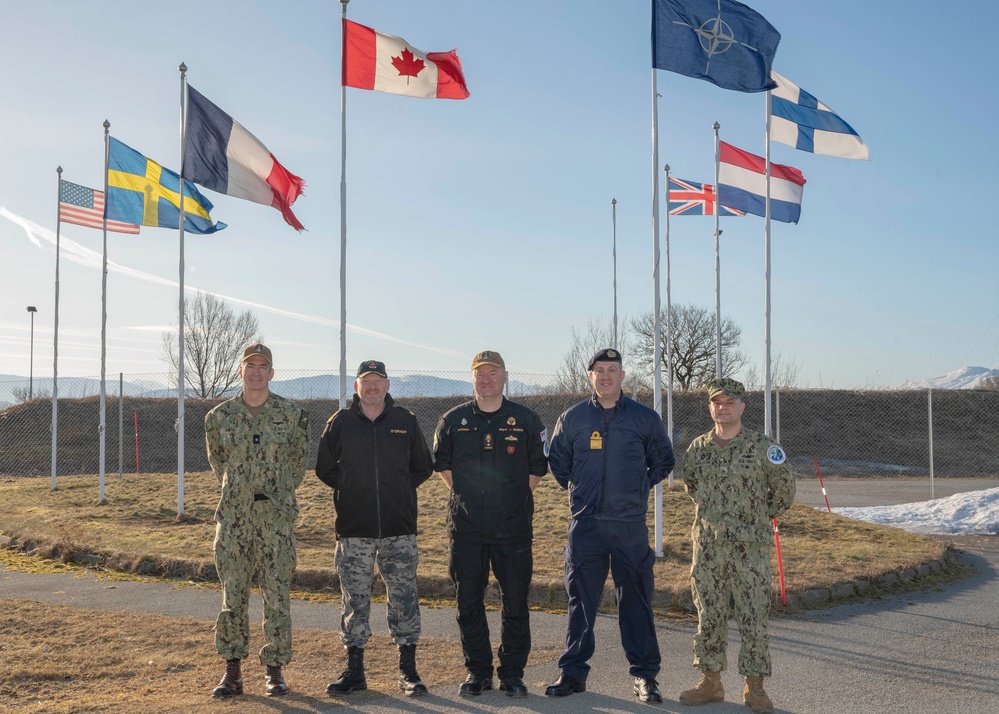 Australian Defense Force and UK CSG visit CTF North Headquarters