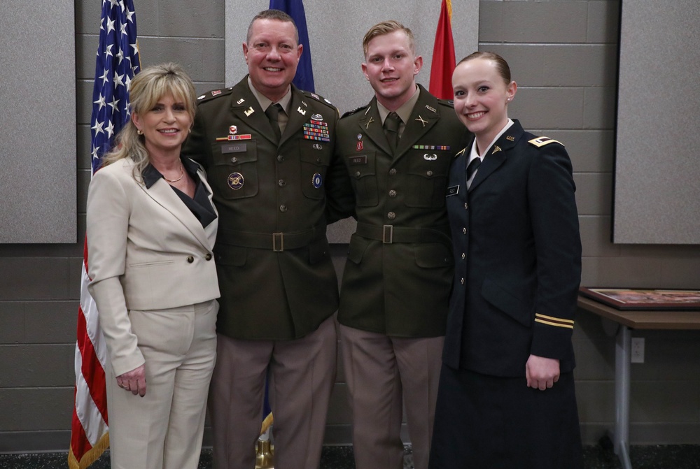 Army Lt. Col. Todd Reed was honored for his 37 years of military service during a retirement ceremony