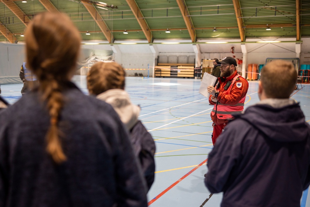 Mass Casualty Exercise in Tromsø Norway during Nordic Response 24