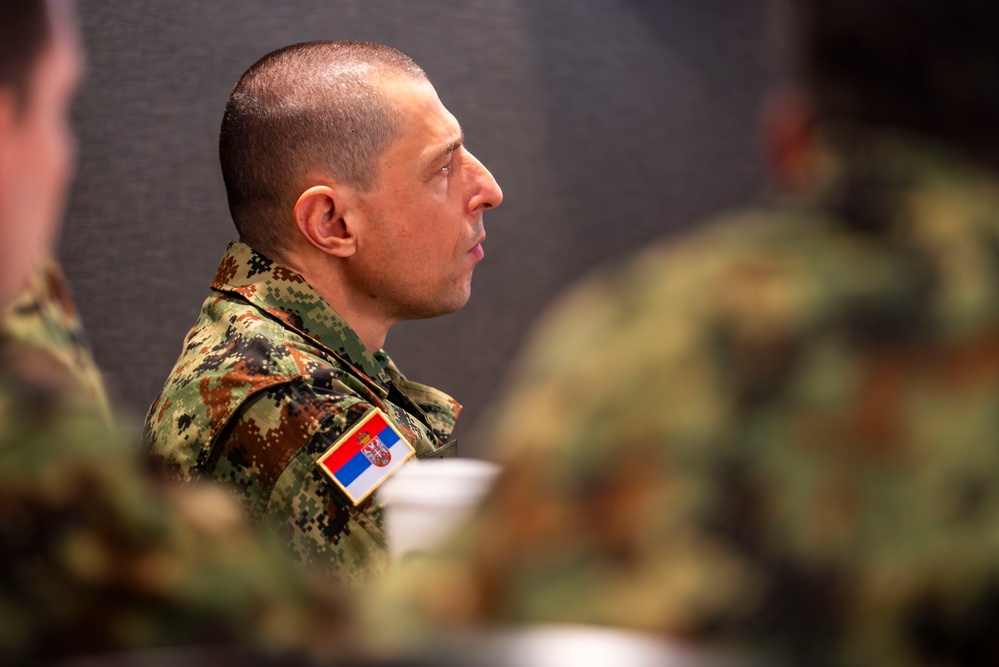 Serbian military cyber professionals collaborate with Ohio cyber organizations