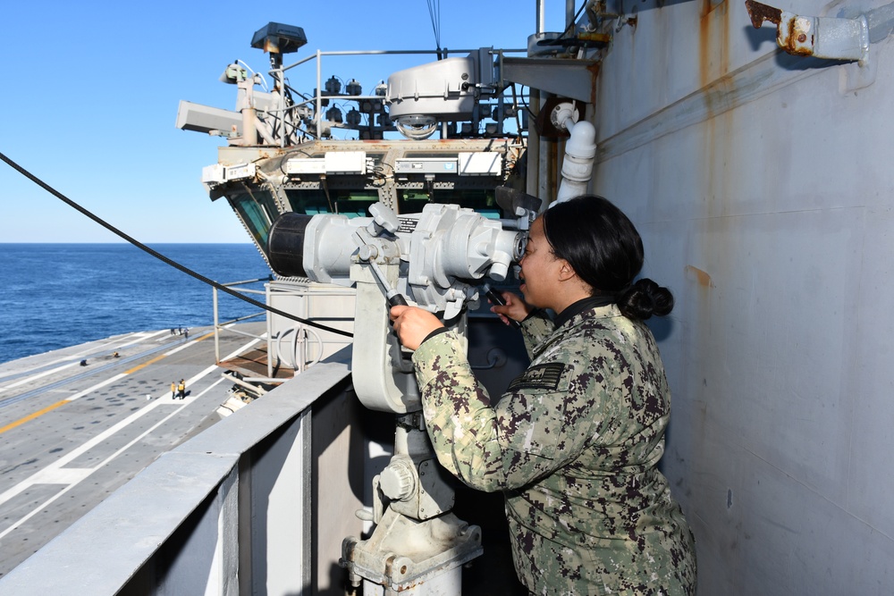 Shipyard spotlight: Commanding Officer of Surgemain Nashville, Norfolk Naval Shipyard Detachment Seizes Opportunity to Participate in Carrier Sea Trials