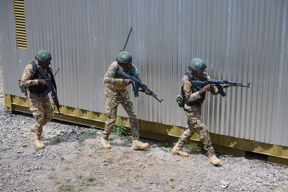 Multinational forces rehearse their culminating event at Justified Accord 2024