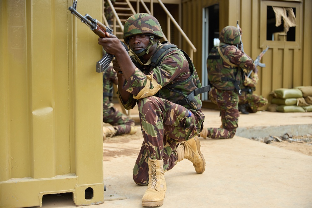 Multinational forces rehearse their culminating event at Justified Accord 2024