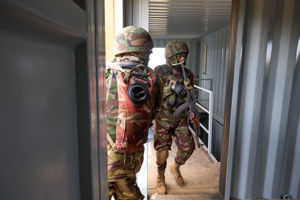 Multinational forces rehearse their culminating event at Justified Accord 2024