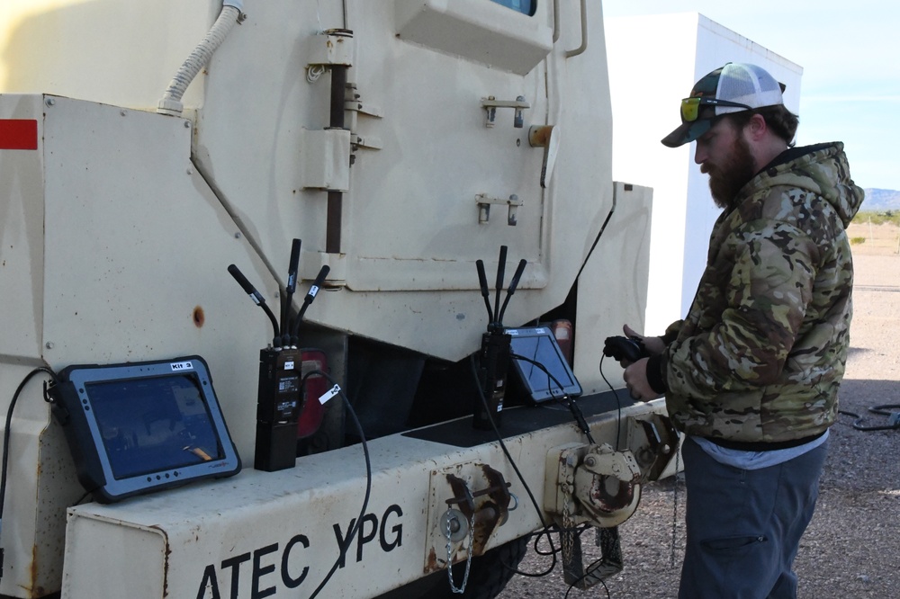 Yuma Test Center demonstrates capabilities of new robots used for ammunition recovery