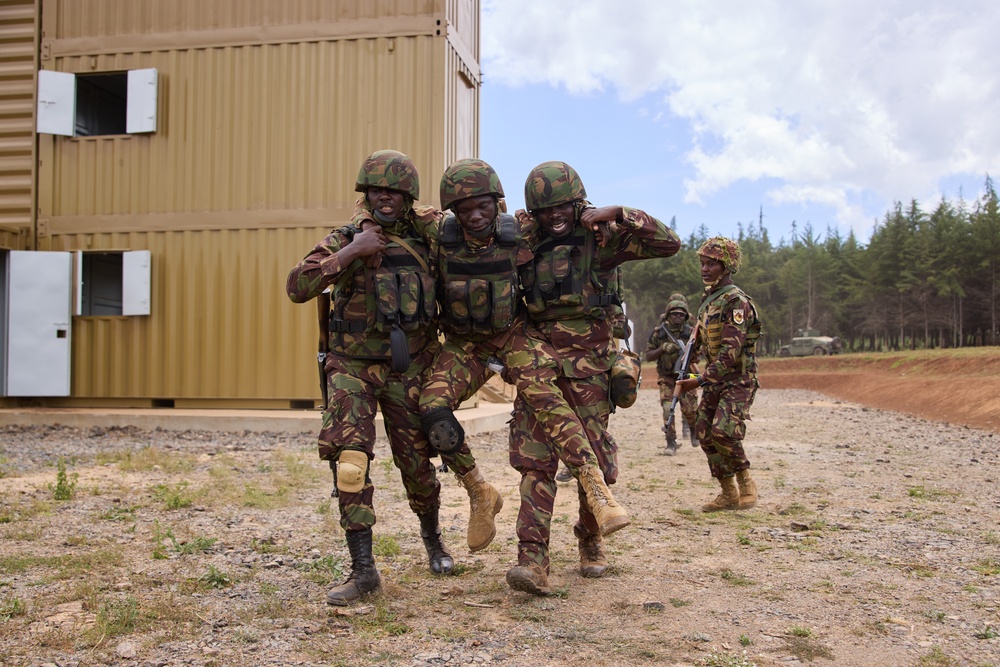 Multinational forces rehearse their culminating event at Justified Accord 2024