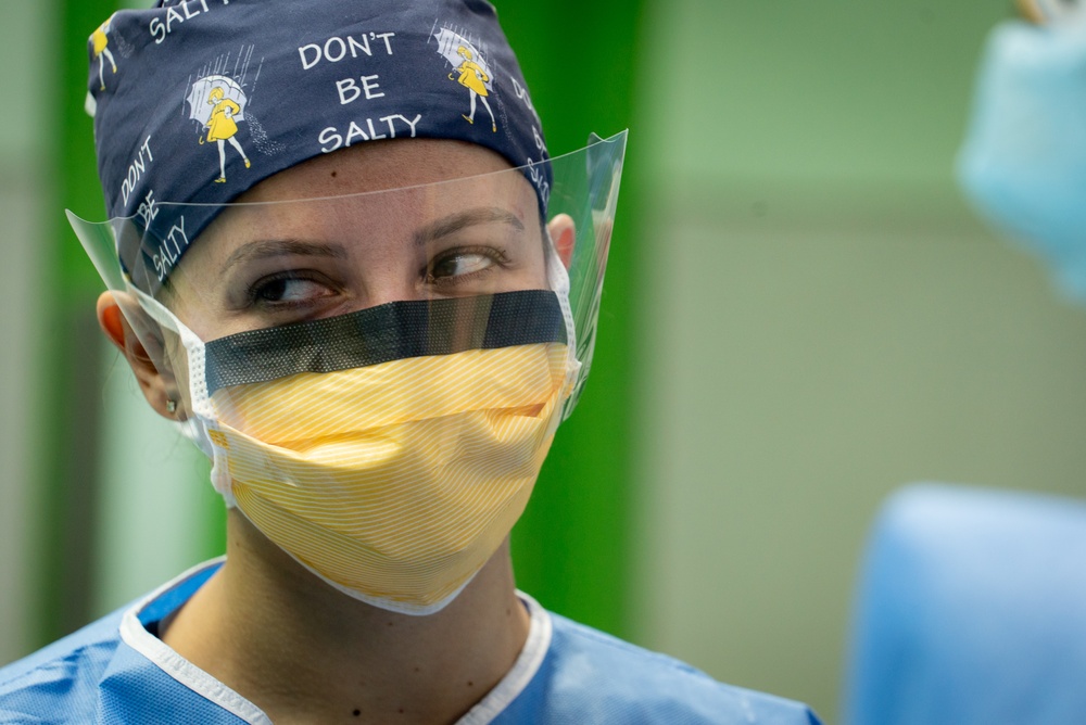 Surgical team perform bone surgery during LAMAT 24 medical assistance mission