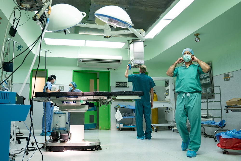 Surgical team perform bone surgery during LAMAT 24 medical assistance mission