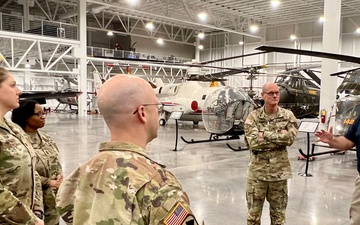 Brig. Gen. Raney visits Fort Novosel