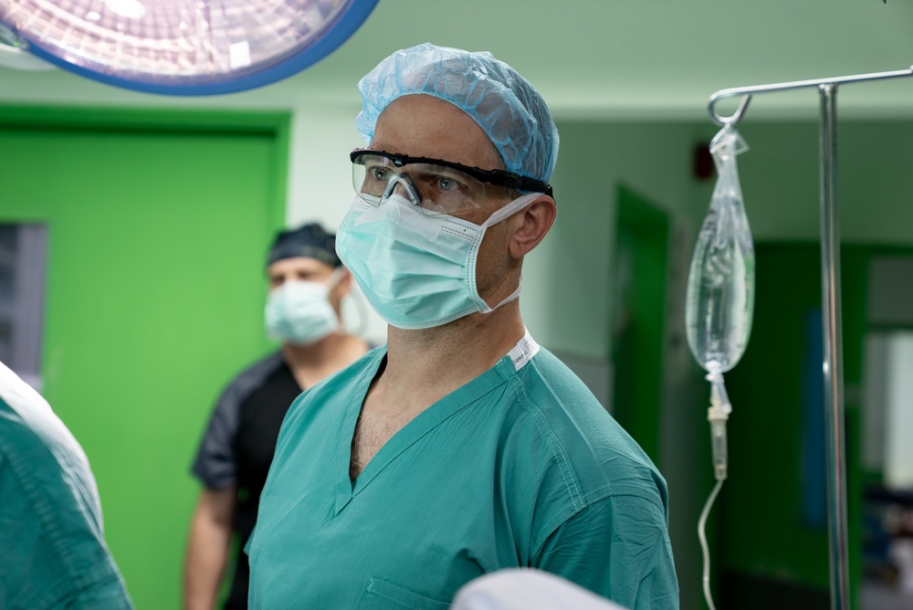 Surgical team perform bone surgery during LAMAT 24 medical assistance mission