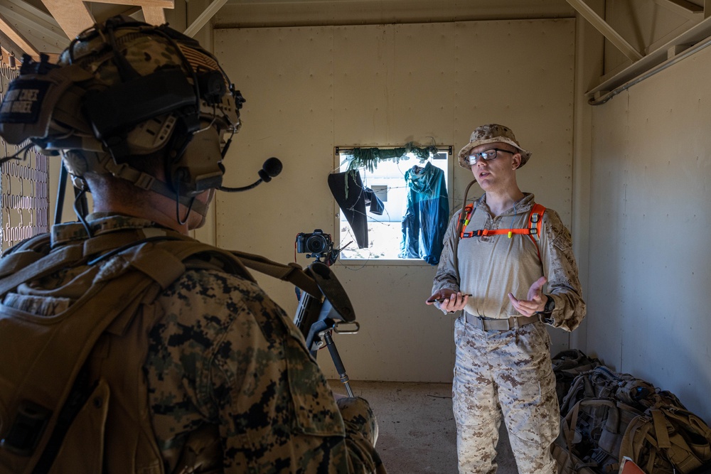 Marines with V26 use the new MCTIS gear during MWX, SLTE 2-24