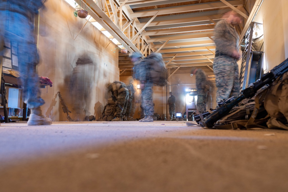 Marines with V26 use the new MCTIS gear during MWX, SLTE 2-24