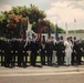 Retired Tech. Sgt. Daylena Ricks participates in the Hawaii Memorial Day Parade Joint Service Honor Guard