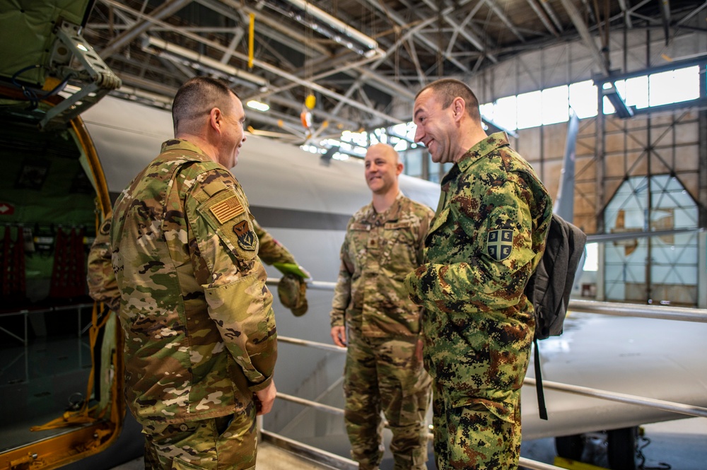 Serbian military cyber professionals visit Rickenbacker