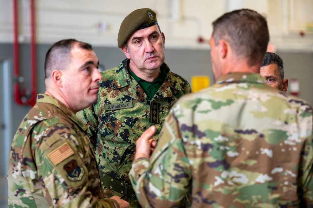 Serbian military cyber professionals visit Rickenbacker