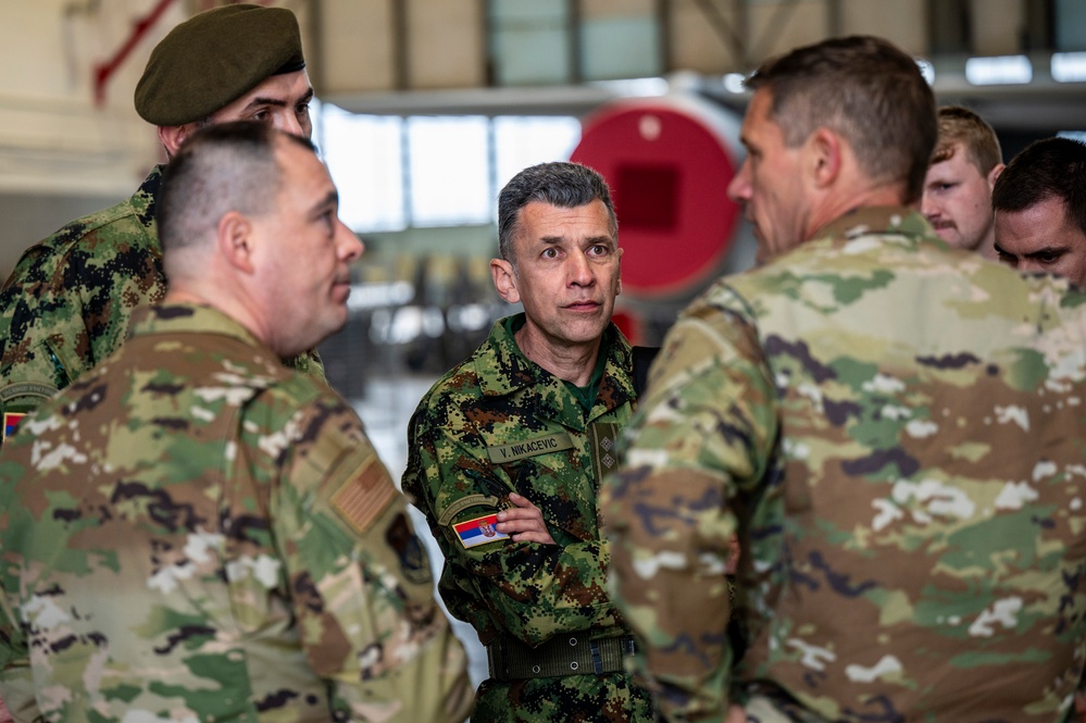 Serbian military cyber professionals visit Rickenbacker