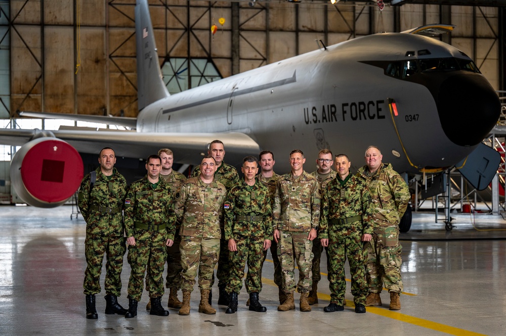 Serbian military cyber professionals visit Rickenbacker