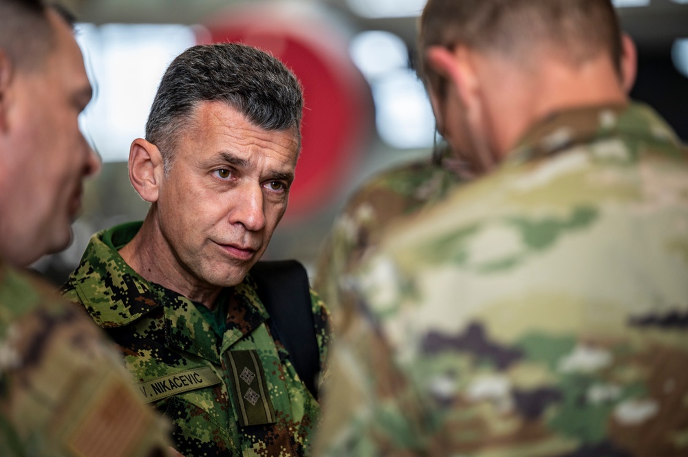 Serbian military cyber professionals visit Rickenbacker