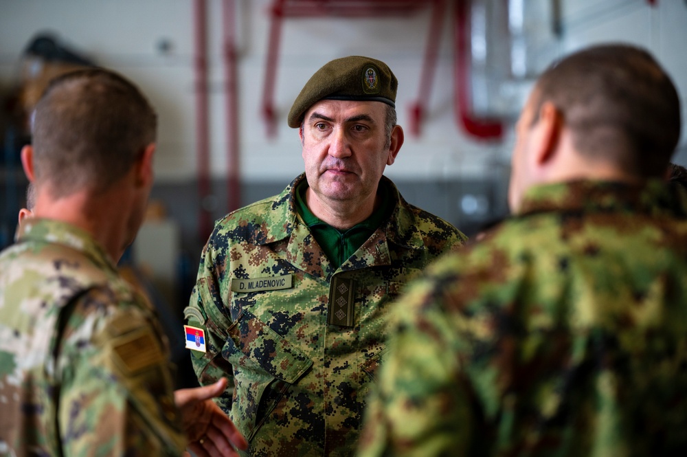 Serbian military cyber professionals visit Rickenbacker