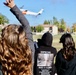 Students Wave to SAR Helicopter