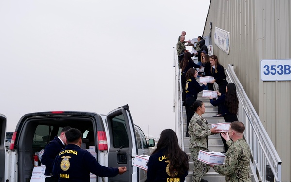 Dinuba FFA Delivers Care Packages
