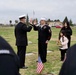 Sailor Reenlists at Family Cemetary