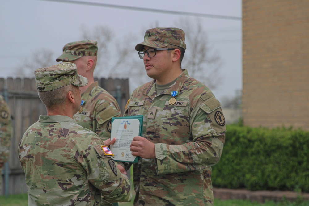 89th Military Police Brigade, HHC Soldiers Award Ceremony