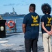 Rear Adm. Aiken Administers Oath of Enlistment aboard USS Delbert D. Black