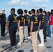 Rear Adm. Aiken Administers Oath of Enlistment aboard USS Delbert D. Black