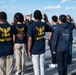 Rear Adm. Aiken Administers Oath of Enlistment aboard USS Delbert D. Black