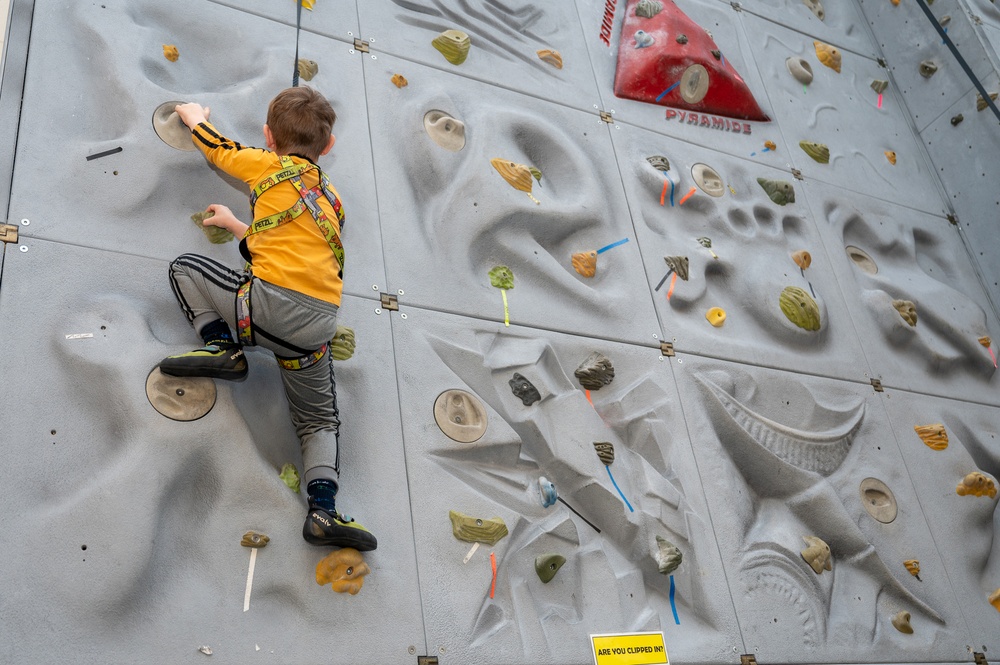 Fitness and Sports Center offers climbing wall