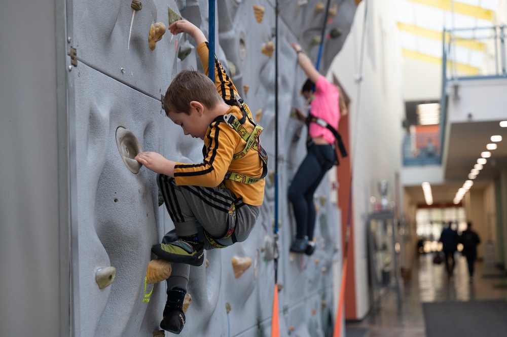 Fitness and Sports Center offers climbing wall