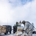 Exercise Nordic Response 24: U.S. Marines with Combat Logistics Battalion 6 complete a snowmobile resupply