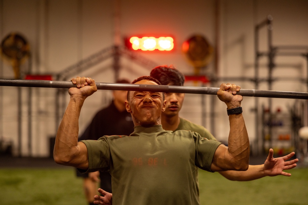 The Expeditionary Communications Course conducts a cognitive strength and conditioning test