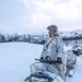 Exercise Nordic Response 24: U.S. Marines with Combat Logistics Battalion 6 complete a snowmobile resupply