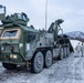 Exercise Nordic Response 24: U.S. Marines with Combat Logistics Battalion 6 complete a snowmobile resupply