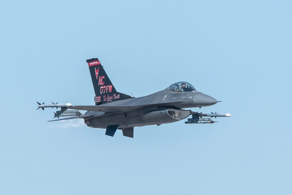 177th Fighter Wing Commander Performs Maximum Vertical Takeoff
