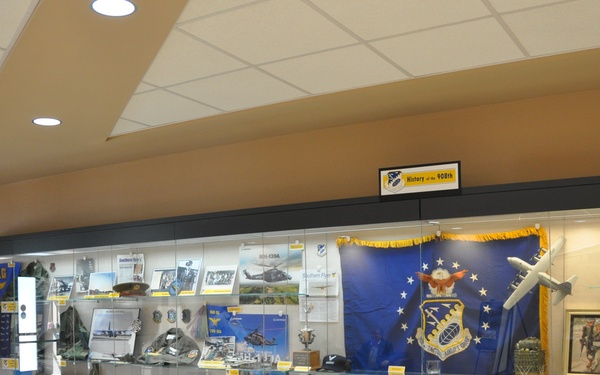 908th displays history with AU Library exhibit