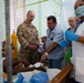 USAF surgical team tour hospital in St. Vincent