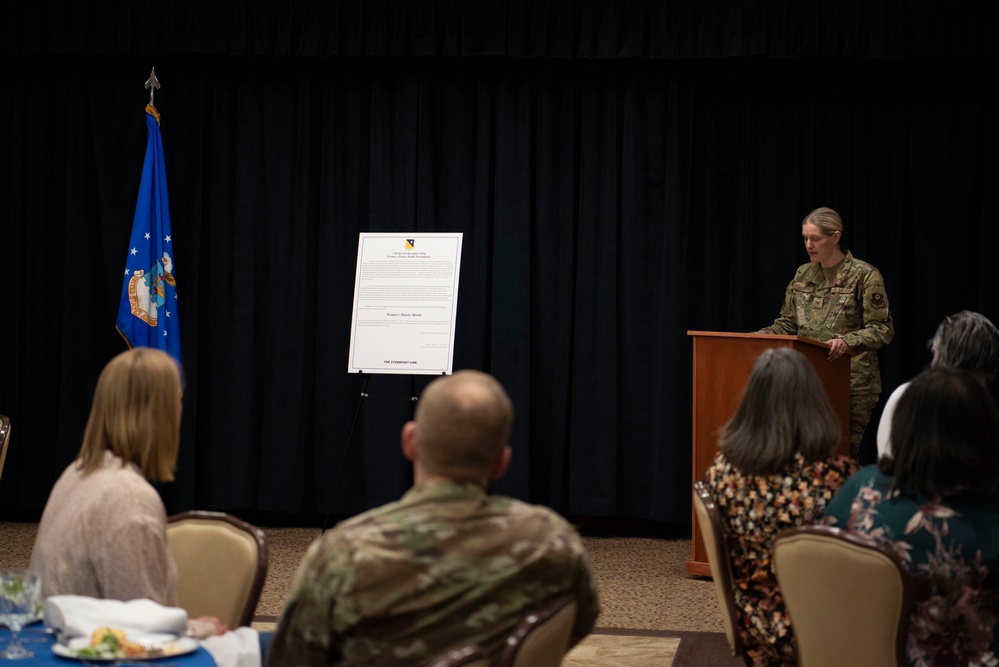 27 SOW commander signs Women’s History Month proclamation at Cannon AFB