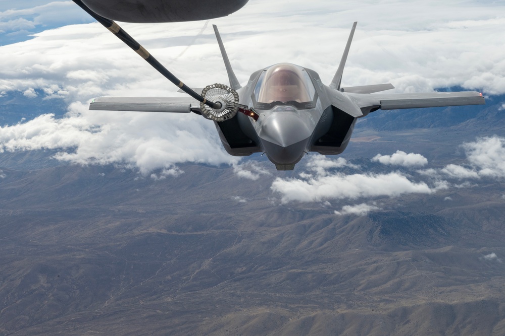 KC-10 conducts local aerial refueling mission