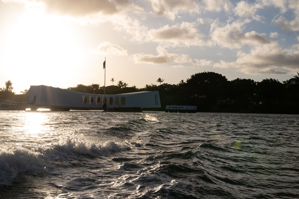 Defense Senior Enlisted Council - USS Arizona Tour