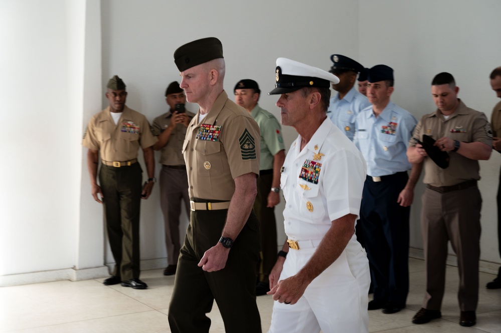 Defense Senior Enlisted Council - USS Arizona Tour