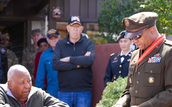A veteran of three wars and retired major general celebrates 100th birthday with 1st Armored Division and Fort Bliss