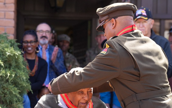 A veteran of three wars and retired major general celebrates 100th birthday with 1st Armored Division and Fort Bliss