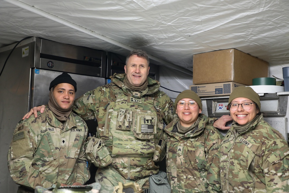 Commanders visit Soldiers During Freedom Shield 2024