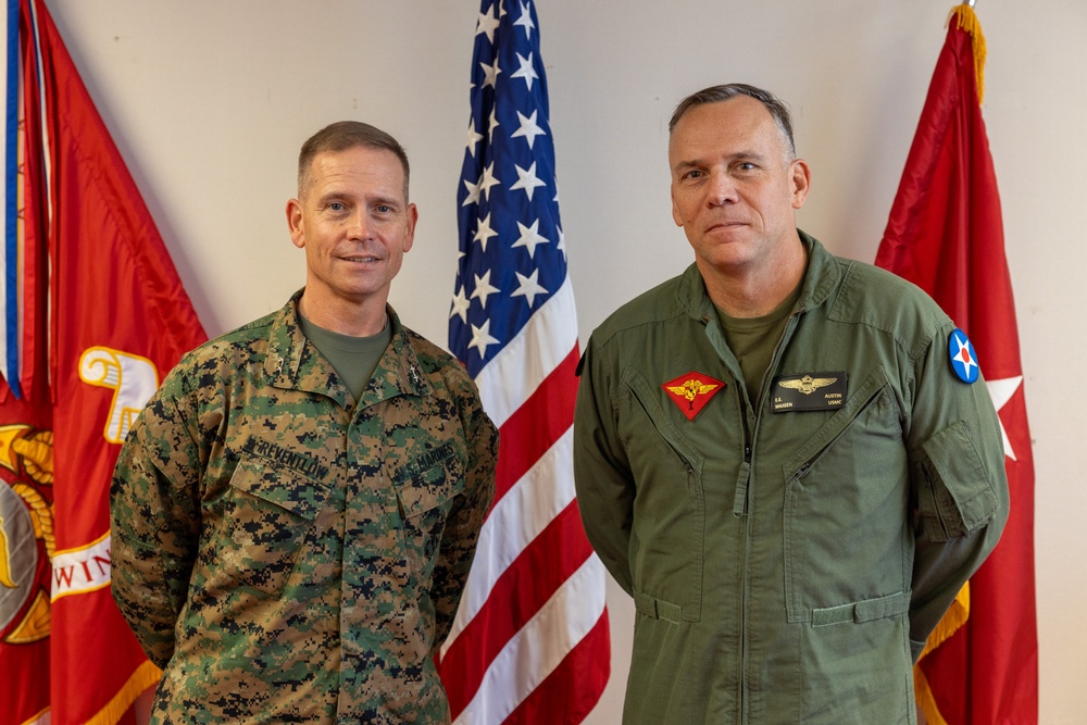 Marine Corps Logistics commander visits 1st MAW