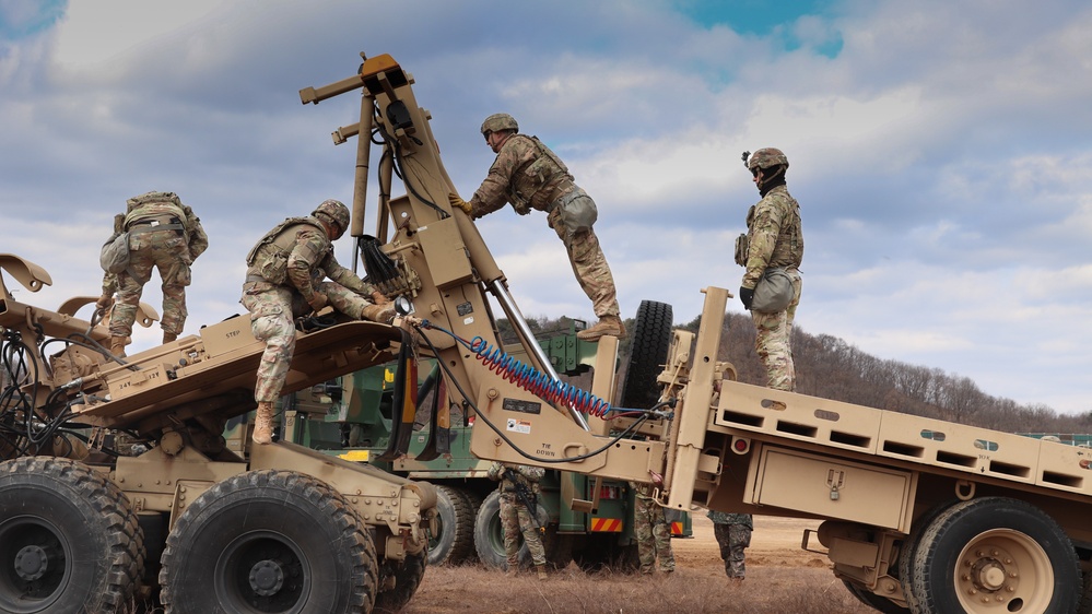 U.S. Soldiers train during Freedom Shield 24