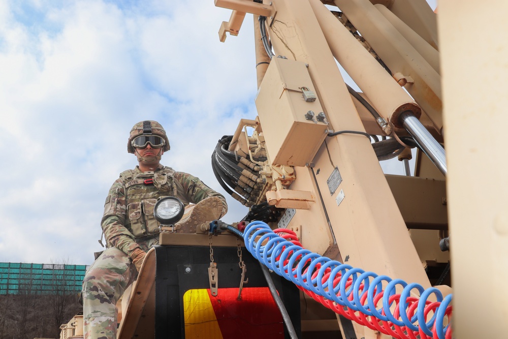 U.S. Soldiers train during Freedom Shield 24