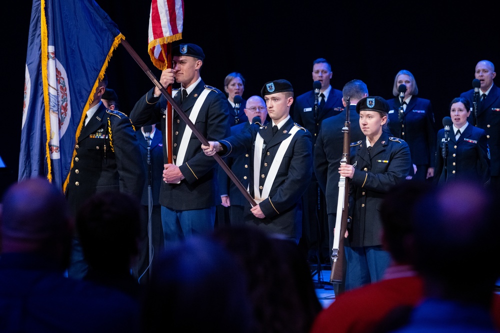 Navy Band Sea Chanters perform at Liberty University